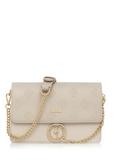 Cream women's handbag with monogram TOREC-0536C-12(Z25)