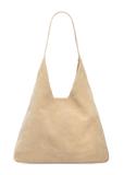 Cream leather shopper bag TORES-1307-0B(W26)