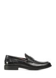 Black leather men's loafers BUTYM-0482-99(W25)