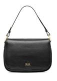 Women's black leather messenger bag TORES-1253-99(W26)
