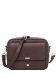 Burgundy two-compartment shoulder bag TOREC-0405-4D(Z26)