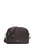 Small brown two-compartment leather women's handbag TORES-1349-1H(Z26)