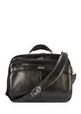 Black leather men's laptop bag TORMS-0482-99(Z25)