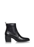 Women's leather ankle boots with heels BUTYD-1005A-99(Z25)