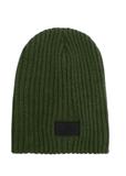 Green men's winter cap CZAMT-0011-54(Z25)