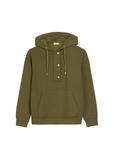 Women's khaki hoodie BLZDT-0111A-8D(W26)