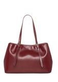 Burgundy large shopper bag TOREC-1381-4C(Z26)
