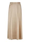 Long straight skirt in camel color SPCDT-0083-24(W24)