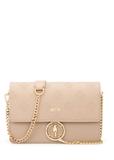 Beige women's handbag with monogram TOREC-0536-1P(W26)