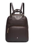 Brown leather women's backpack TORES-1146-1I(Z26)