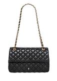 Black quilted chain bag TOREC-0443D-99(Z26)