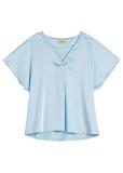 Light blue women's blouse BLUDT-0206-7A(W26)