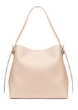 Beige women's shopper bag TOREC-0903A-81(W25)