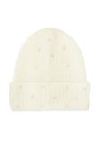 Women's white wool cap CZADT-0202-11(Z25)