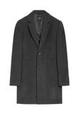 Men's graphite wool coat PLAMT-0006-96(Z25)
