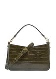 Leather khaki croco handbag TORES-1326-8D(Z26)