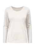 Beige long sleeve women's blouse LSLDT-0038-81(KS)