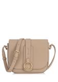 Light beige women's messenger bag with a logo TOREC-0627C-80(Z24)