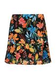 Floral skirt with frill SPCDT-0071-98(W23)