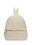 Cream leather women's backpack TORES-0898E-0B(W26)