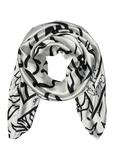 Women's patterned scarf SZADT-0191-12(W25)