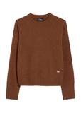 Brown women's sweater SWEDT-0242-89(Z25)