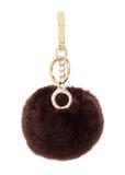 Brown pompom keychain BRELOK-117A-1H(Z26)