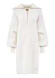 Cream women's sweater dress SUKDT-0142-12(Z24)