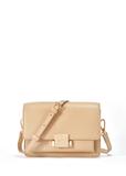 Small beige women's leather handbag TORES-0719C-80(W25)