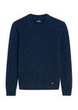 Navy blue men's wool sweater SWEMT-0173-68(Z25)