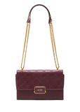 Burgundy women's messenger bag TOREC-0984A-49(Z25)