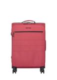 Medium suitcase on wheels WALNY-0045-4B-24(W26)