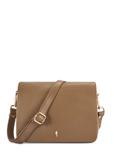 Dark beige leather women's handbag TORES-0911F-1K(W26)