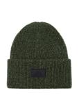 Green men's winter cap CZAMT-0070-54(Z24)