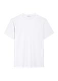 Men's white T-shirt TSHMT-0120-0A(Z26)