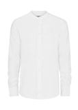 White collarless shirt for men KOSMT-0326-11(W24)