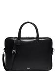 Black leather elegant laptop bagTORES-1344-99(Z26)