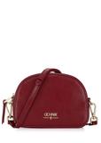 Small red handbag made of shiny imitation leather TOREC-0730B-49(Z24)