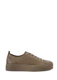Women's leather sneakers in cool beige color BUTYD-1062-1K(W26)