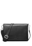 Black leather women's messenger bag TORES-1083-99(W25)