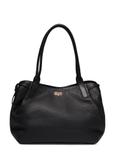 Black leather shopper bag TORES-1360-9I(Z26)