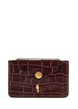 Small burgundy leather women's wallet PORES-0890B-49(Z25)