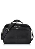 Black leather business travel bag TB-214A-99(KS)