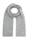 Gray women's scarf with a wool blend SZADT-0202-9B(Z26)