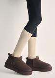 Brown women's snow boots BUTYD-1220-89(Z25)
