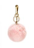 Pink pompom keychain BRELOK-117A-34(Z25)