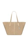 Women's shopper bag in cool beige color TORES-1407-1K(Z26)
