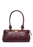 Burgundy leather shoulder bag TORES-1369-4D(Z26)