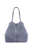Dark blue leather women's handbag TORES-1252-7C(W26)