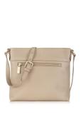 Beige leather women's shoulder bag TORES-0896B-81(Z24)